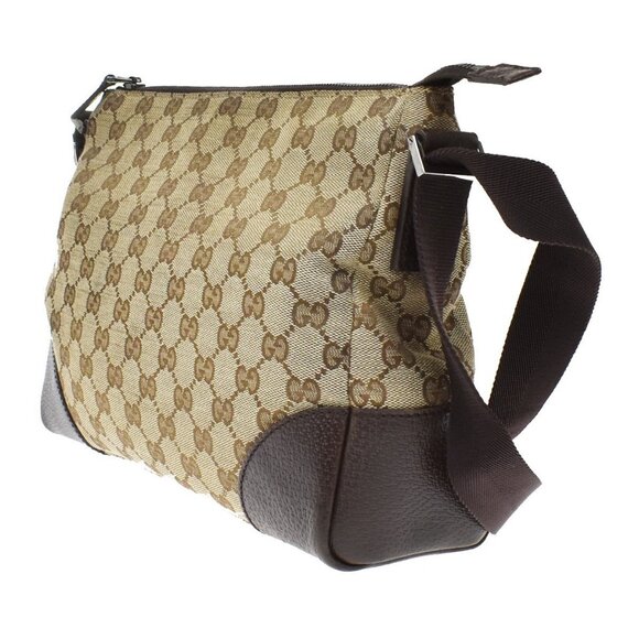 GUCCI Logo GG Pattern Shoulder Bag Canvas Leather Brown Italy 36KB248 - Picture 16 of 16
